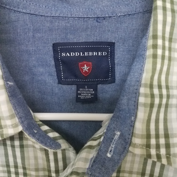 Saddlebred long sleeve button down dress shirt. - Picture 2 of 4
